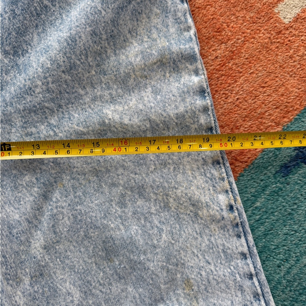 Vintage Levi’s USA Light Wash Distressed Acid Wash - Picture 14 of 16